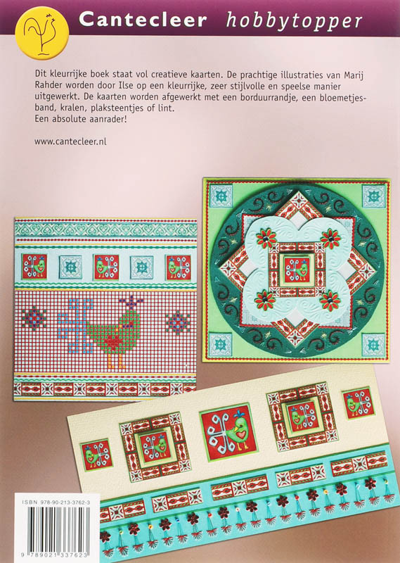 Achterkant van Folklorekaarten in 3D