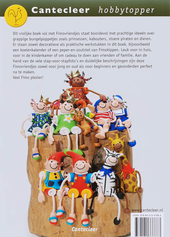 Achterkant van Fimo vriendjes