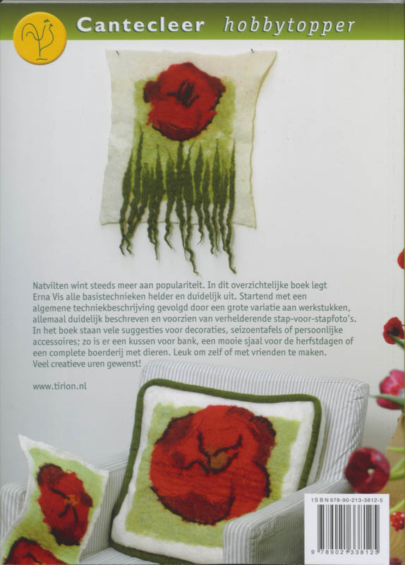 Achterkant van Vorm en kleur met vilt