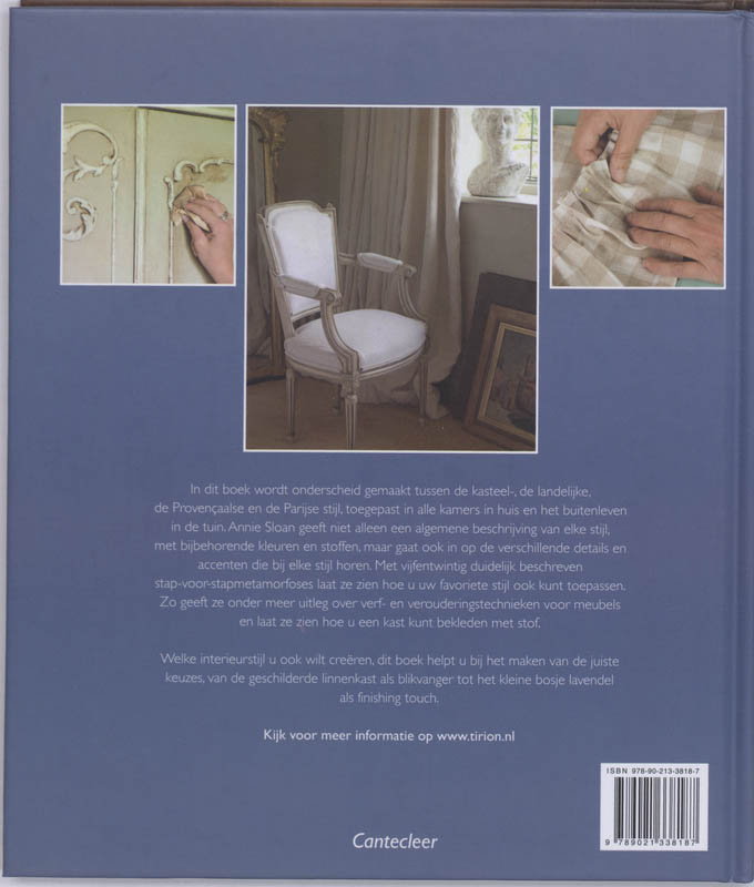 Achterkant van Verftechnieken en homedecoraties uit Frankrijk