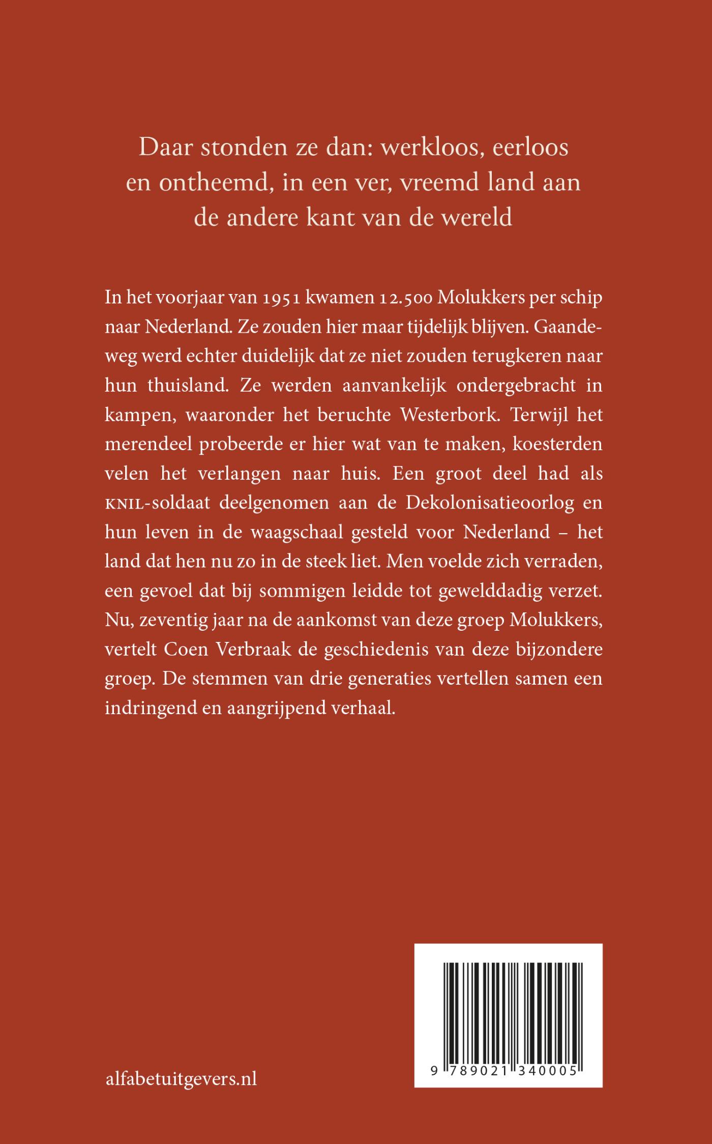 Achterkant van De Molukkers