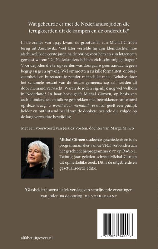 Achterkant van U wordt door niemand verwacht