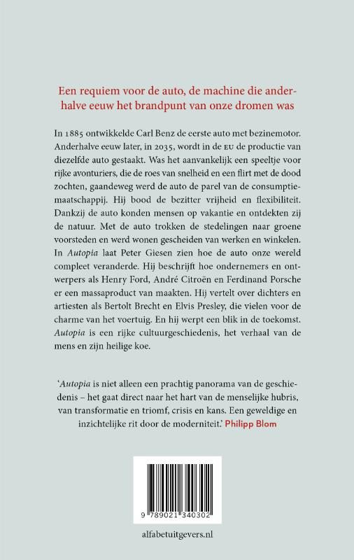 Achterkant van Autopia