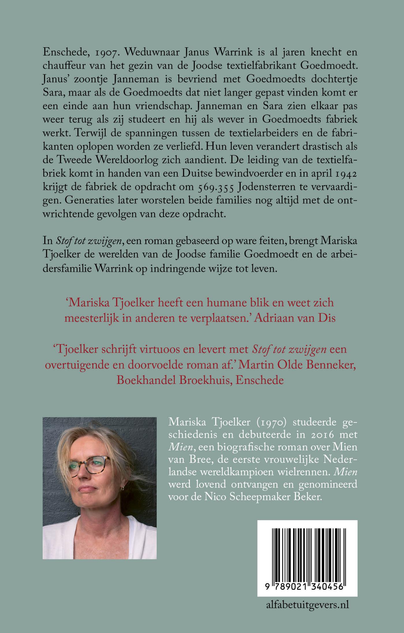 Achterkant van Stof tot zwijgen