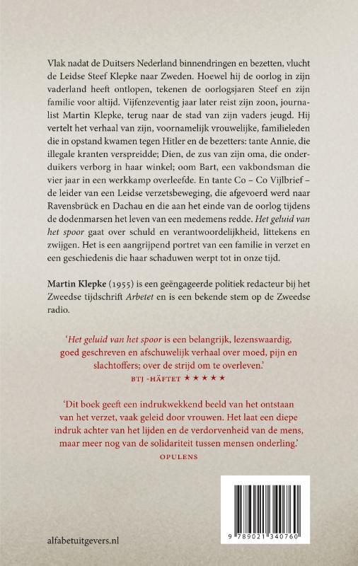 Achterkant van Het geluid van het spoor