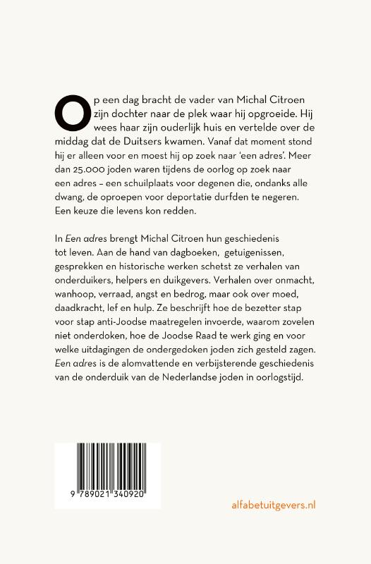 Achterkant van Een adres