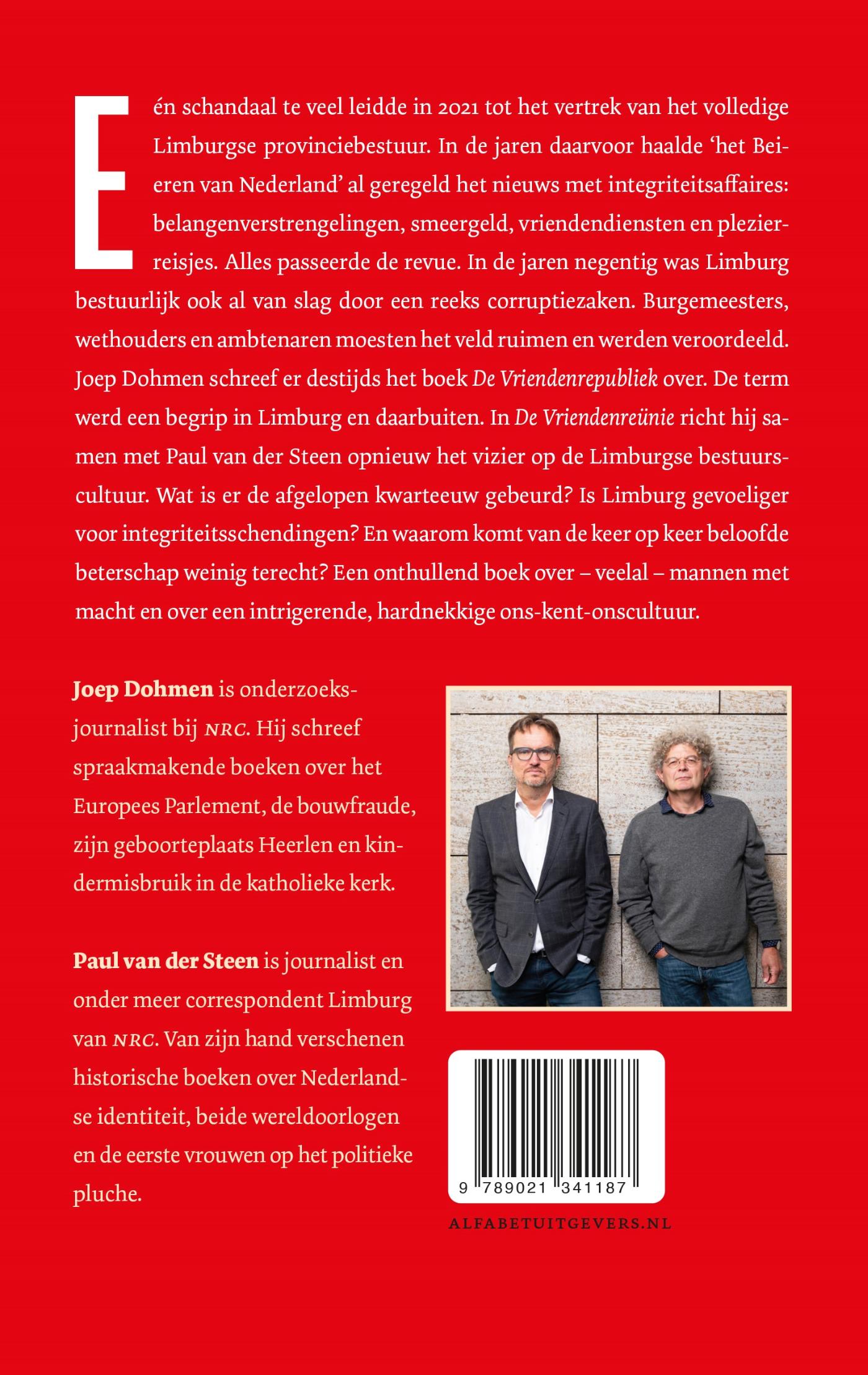Achterkant van De vriendenreünie