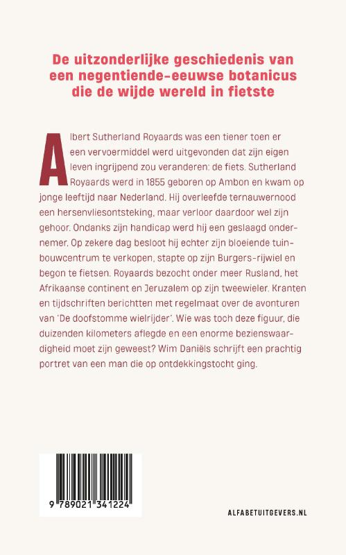 Achterkant van Het wonderbaarlijke verhaal van een stille avonturier
