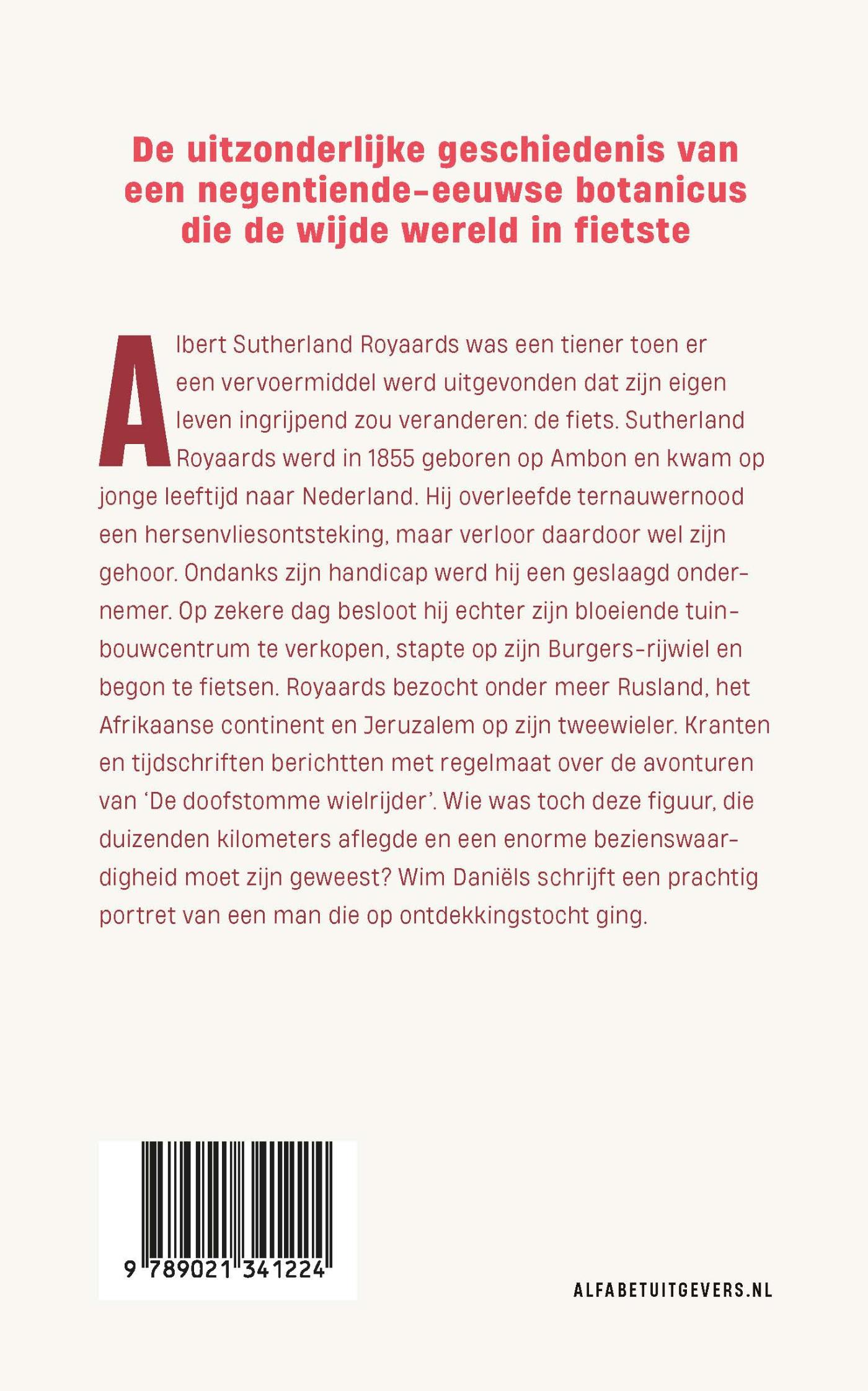 Achterkant van Het wonderbaarlijke verhaal van de stille avonturier
