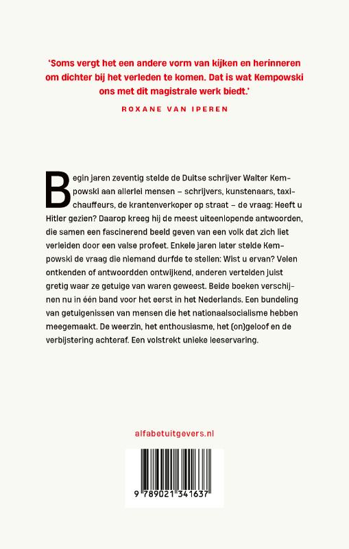 Achterkant van Heeft u Hitler gezien?