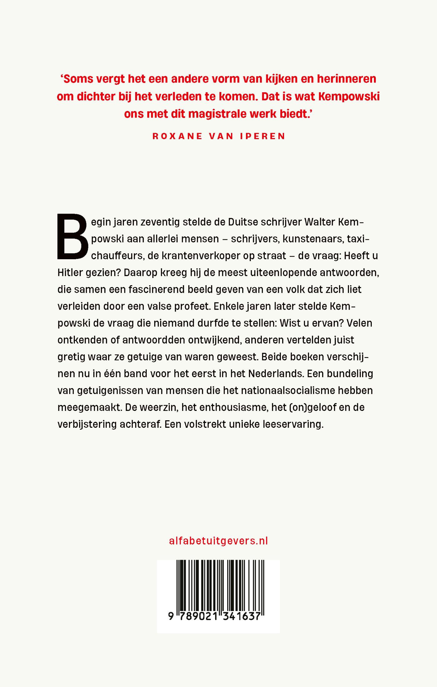 Achterkant van Heeft u Hitler gezien?