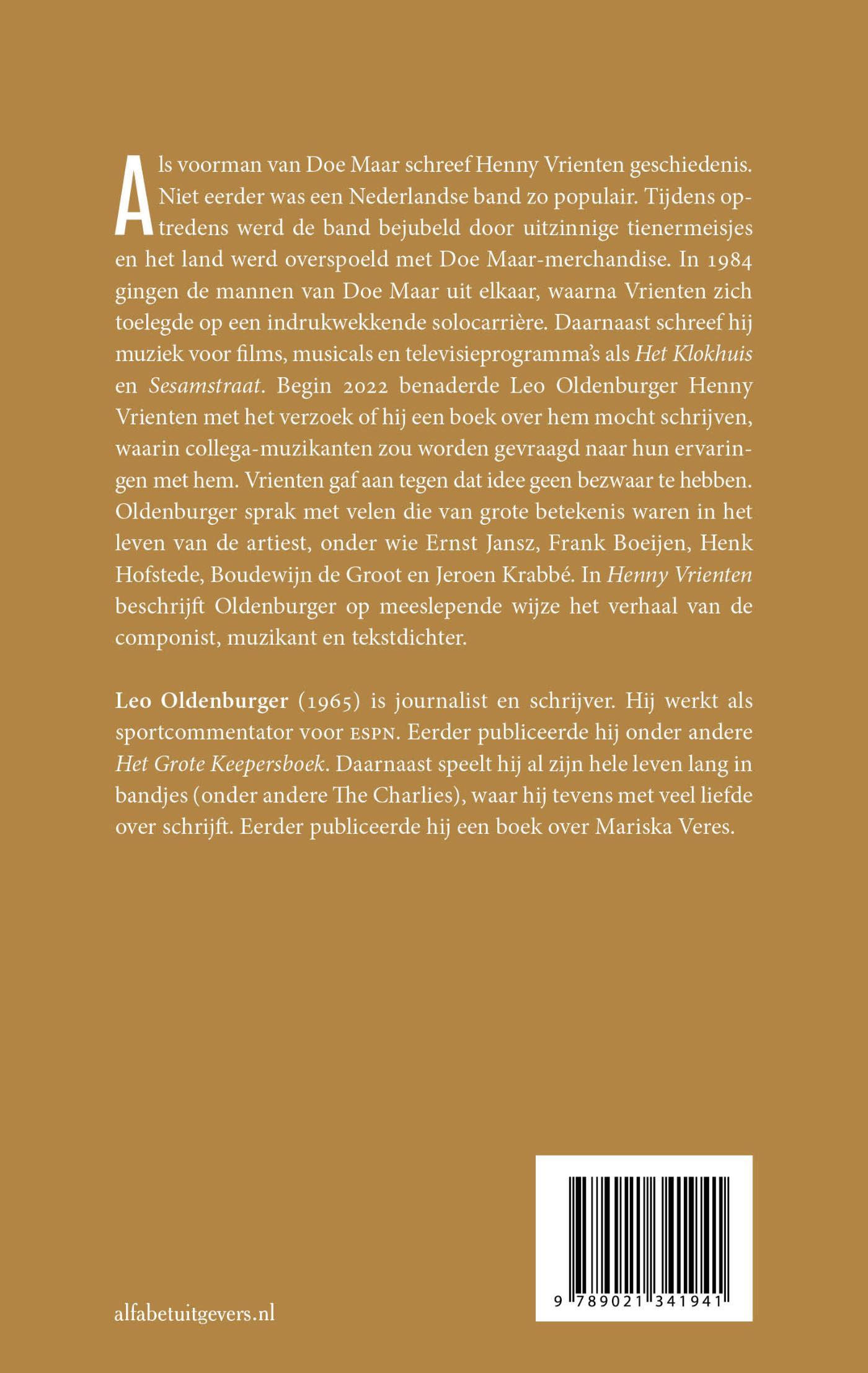 Achterkant van Henny Vrienten