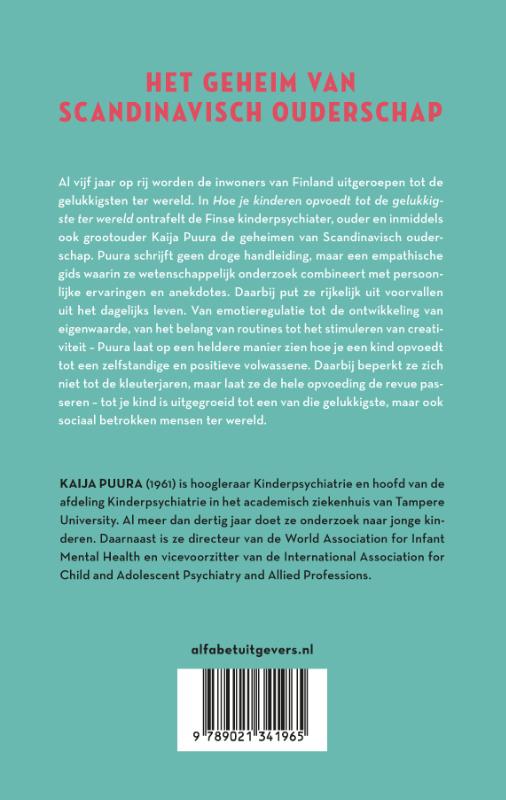 Achterkant van Hoe je kinderen opvoedt tot de gelukkigste ter wereld