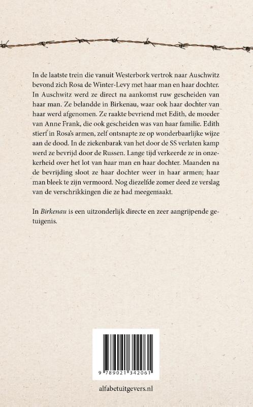 Achterkant van In Birkenau