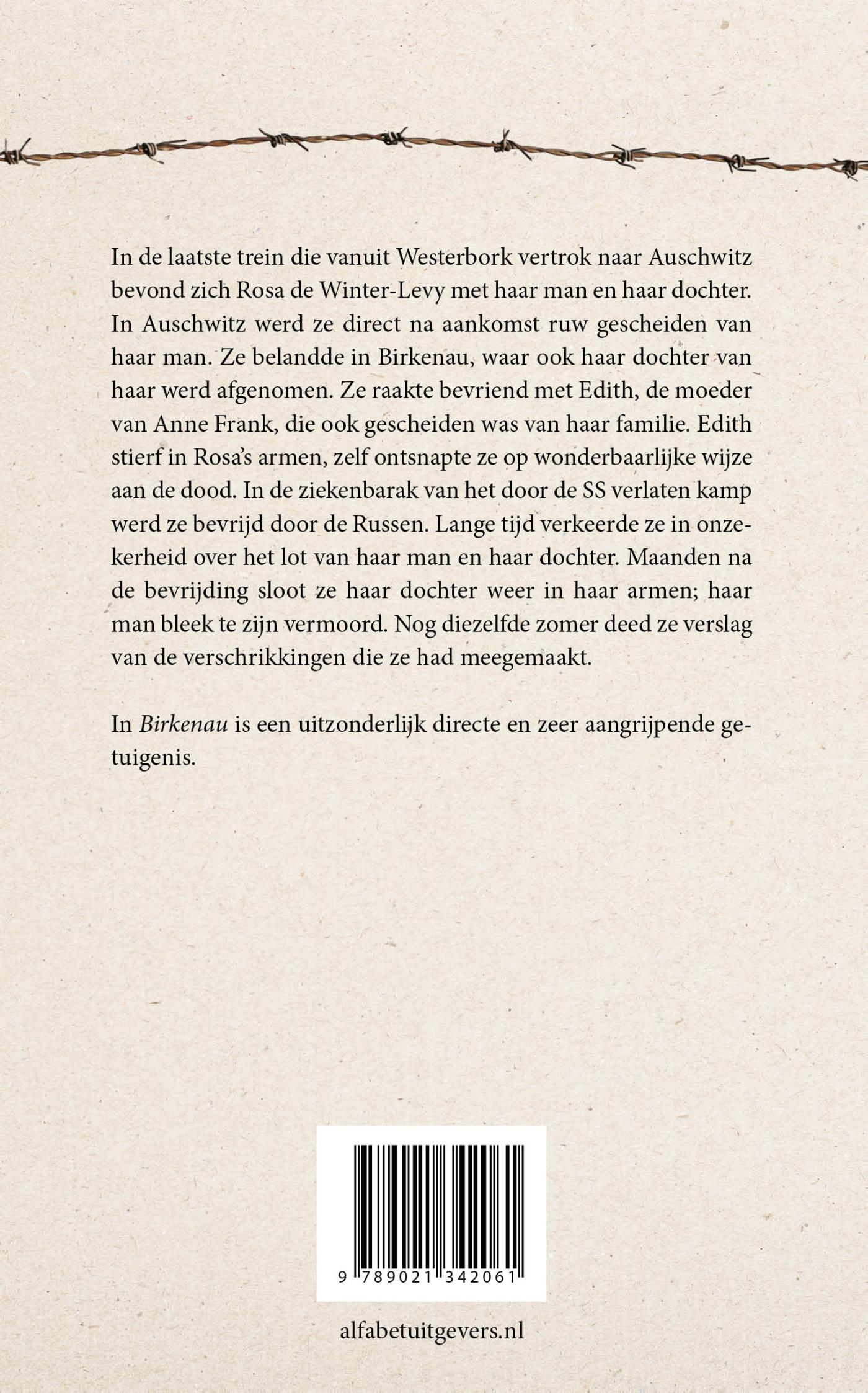 Achterkant van In Birkenau
