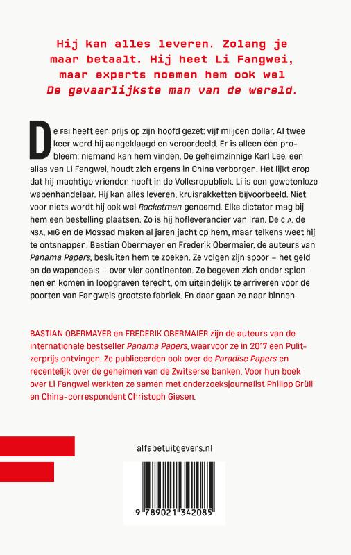 Achterkant van De gevaarlijkste man van de wereld