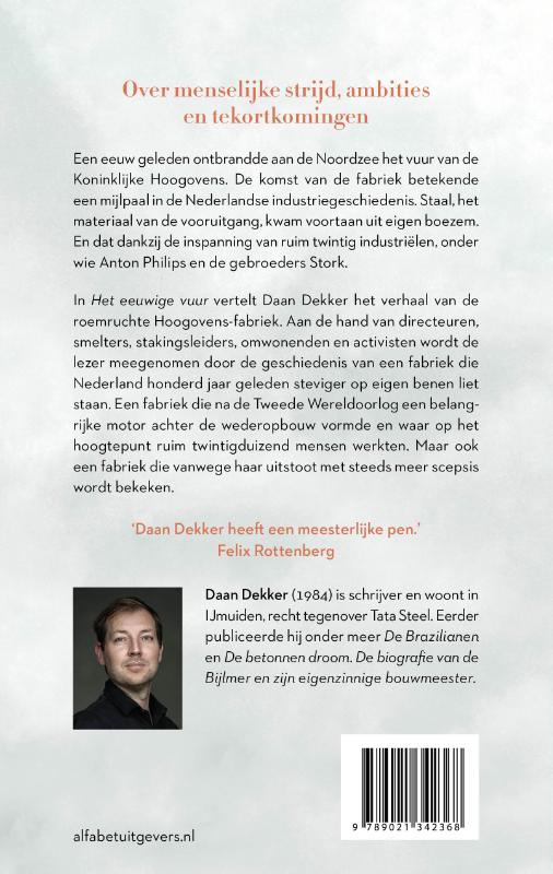 Achterkant van Het eeuwige vuur