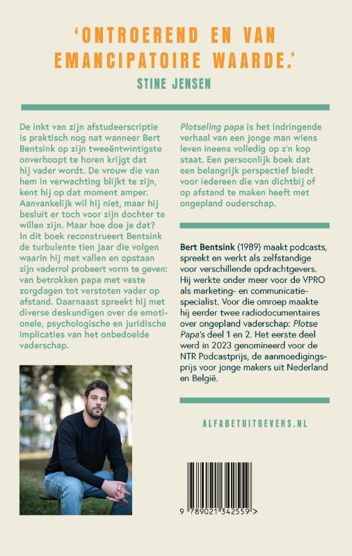 Achterkant van Plotseling papa