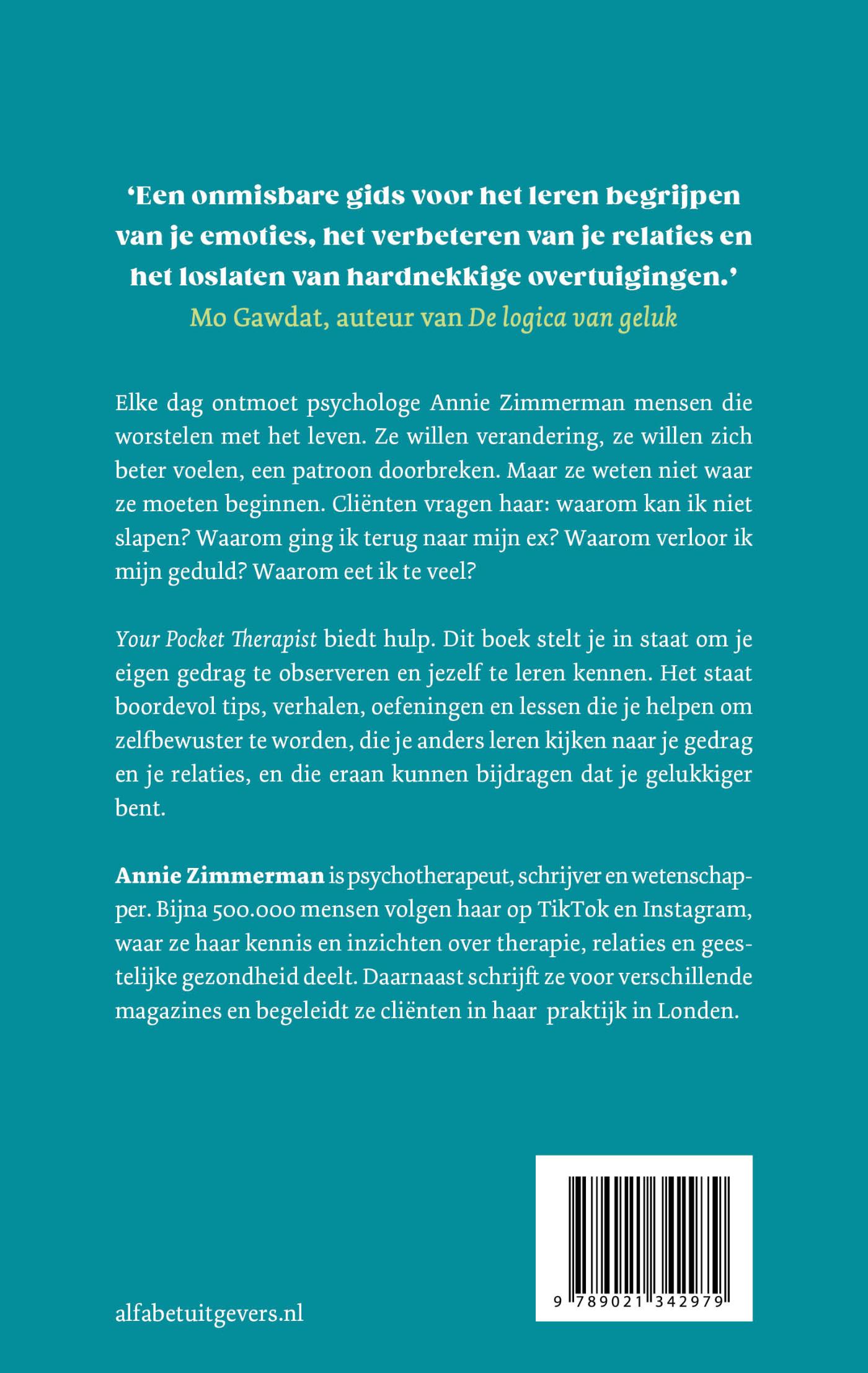 Achterkant van Your Pocket Therapist