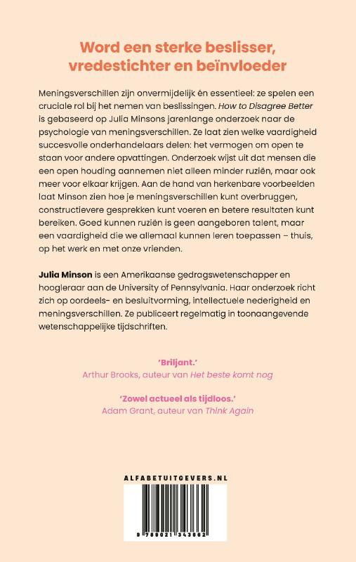 Achterkant van How to disagree better