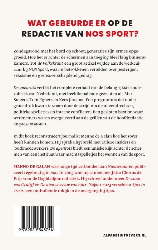 Achterkant van De apenrots