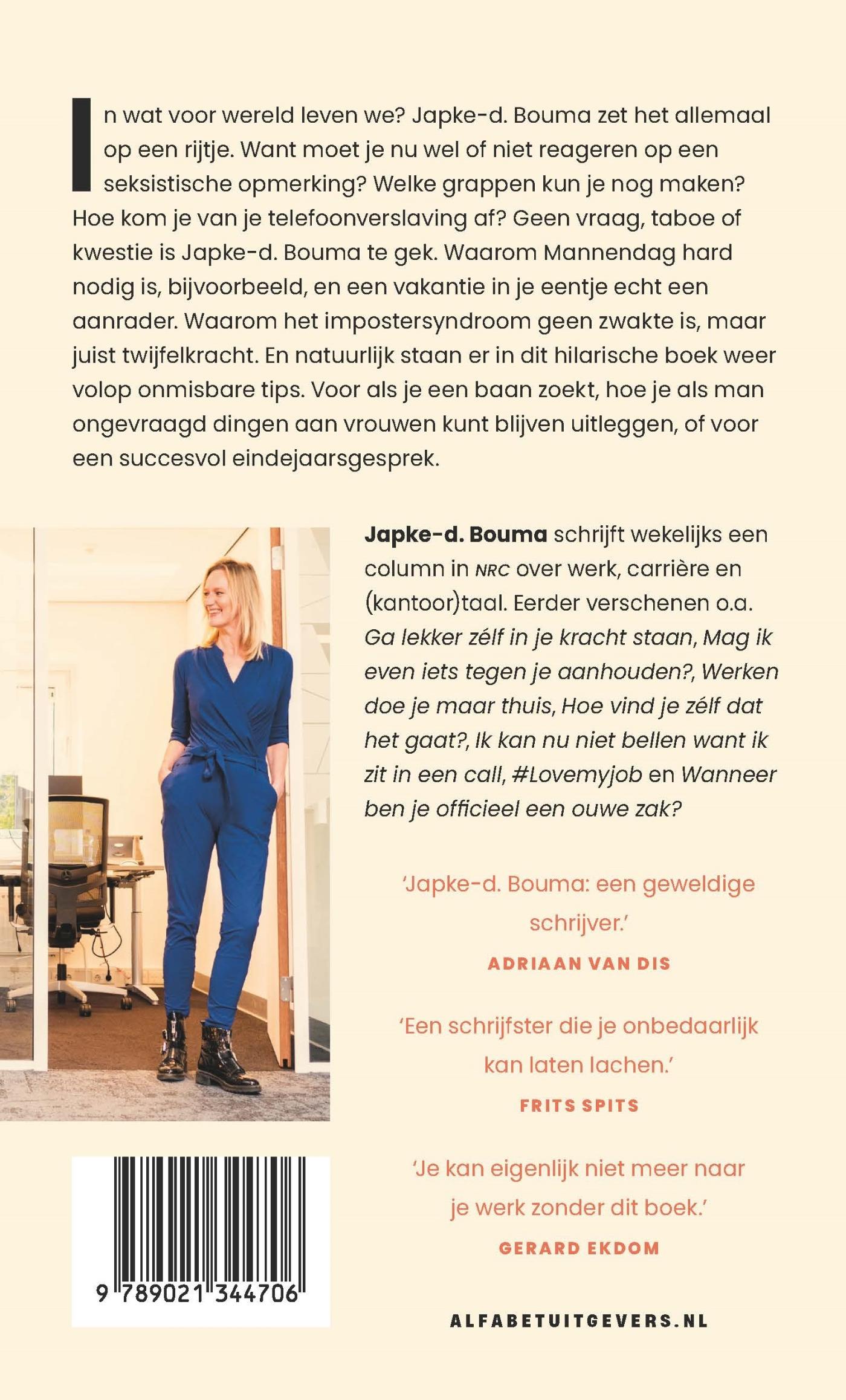 Achterkant van Een vrouw als baas geeft alleen maar gezeik