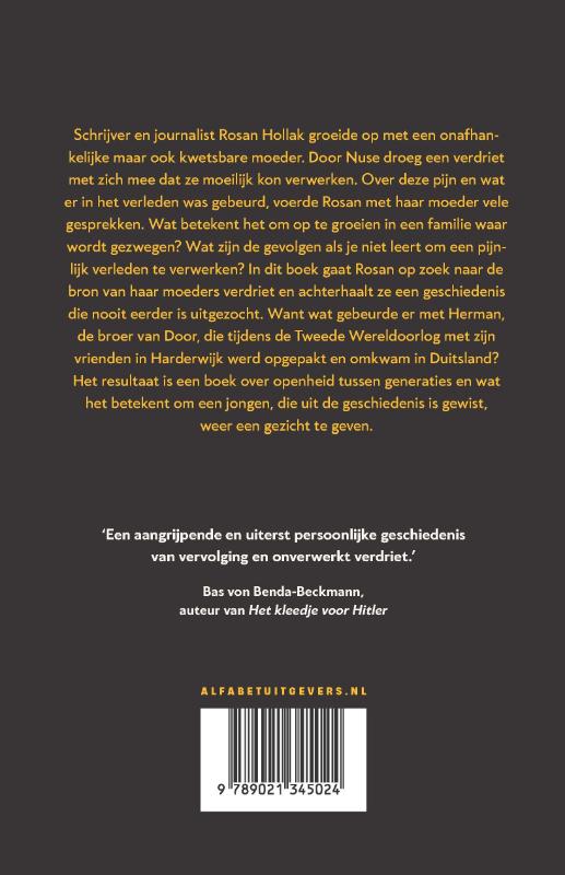 Achterkant van Verdwenen broer