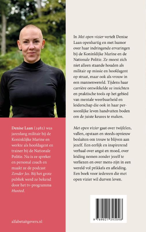 Achterkant van Met open vizier