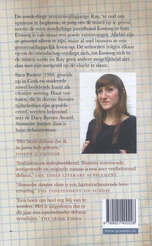 Achterkant van Stommelen stampen slaan