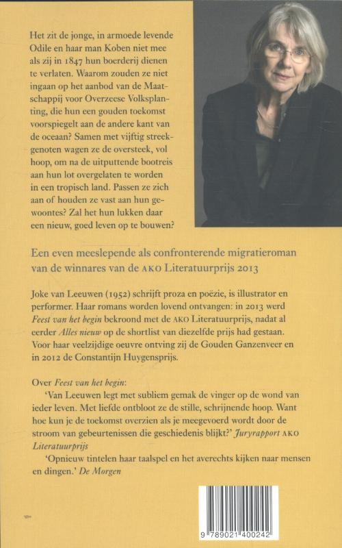 Achterkant van De onervarenen