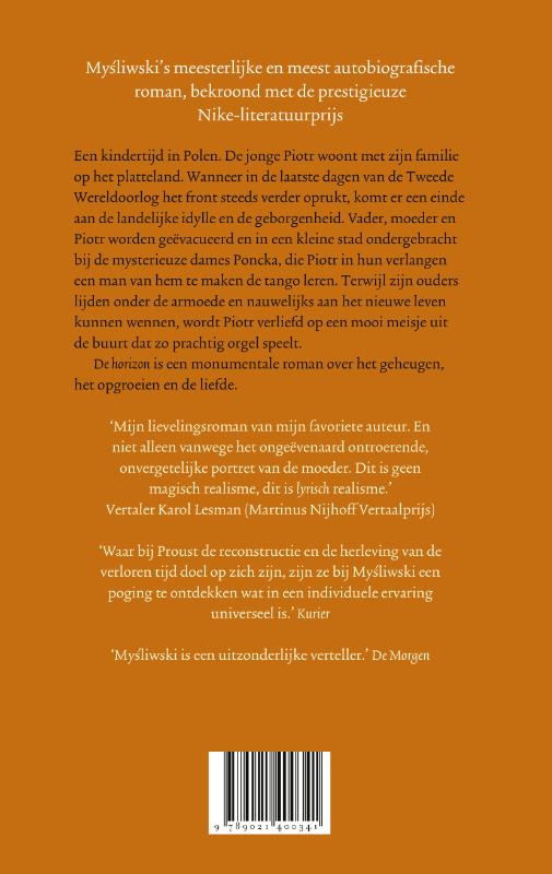 Achterkant van De horizon