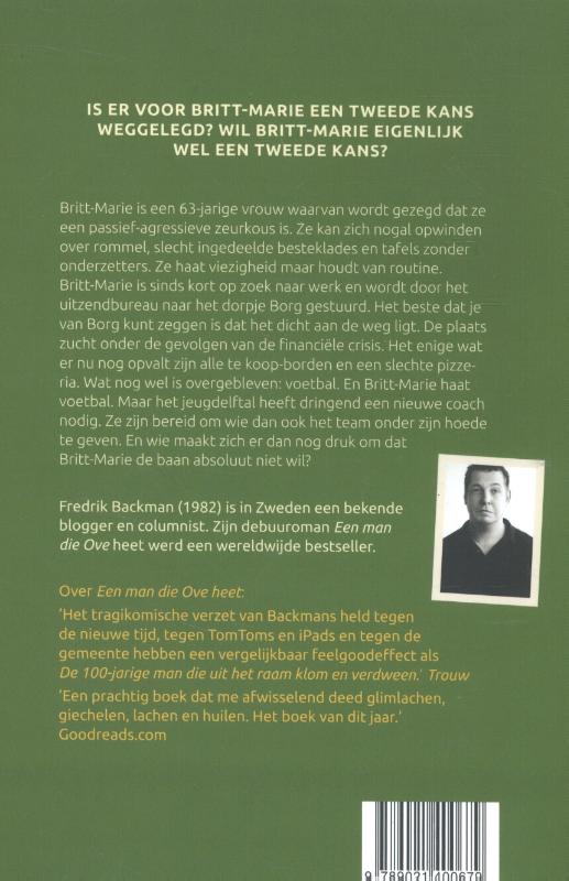 Achterkant van Britt-Marie was hier
