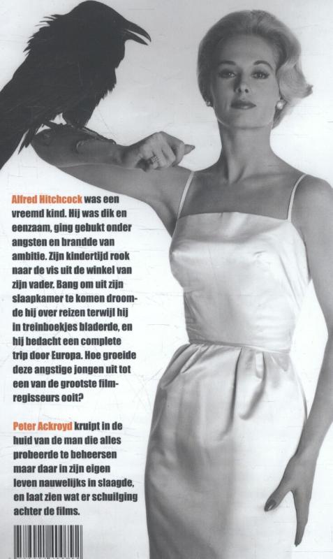 Achterkant van Alfred Hitchcock
