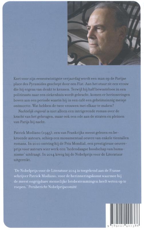 Achterkant van Nachtelijk ongeval