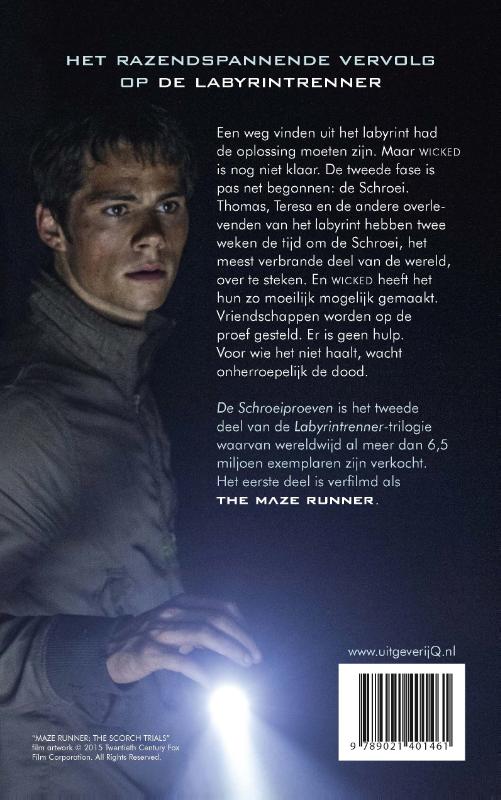 Achterkant van De schroeiproeven