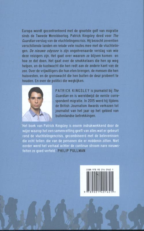Achterkant van De nieuwe odyssee