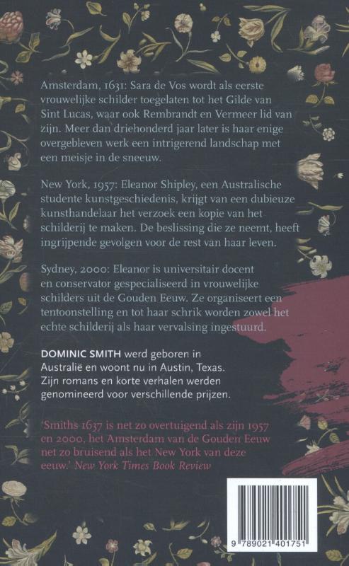 Achterkant van Het laatste schilderij van Sara de Vos