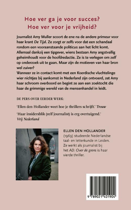 Achterkant van Over de grens
