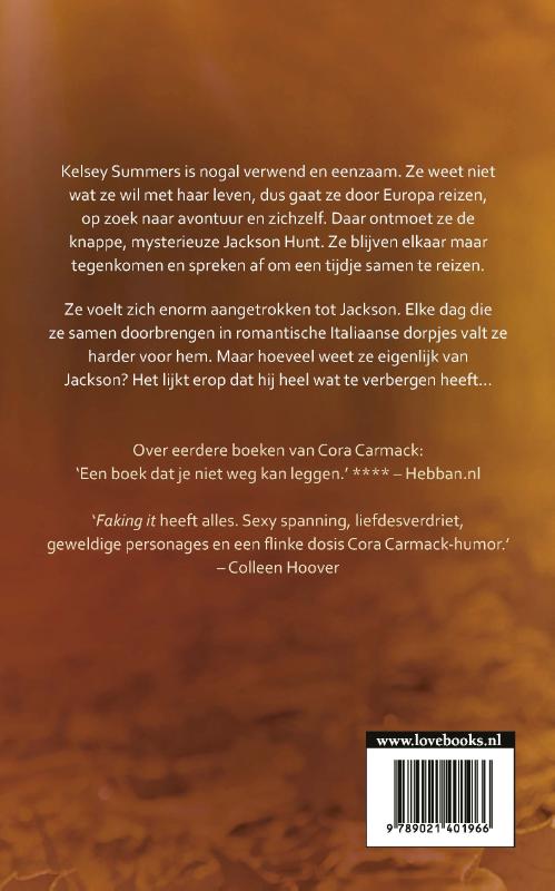 Achterkant van Finding it