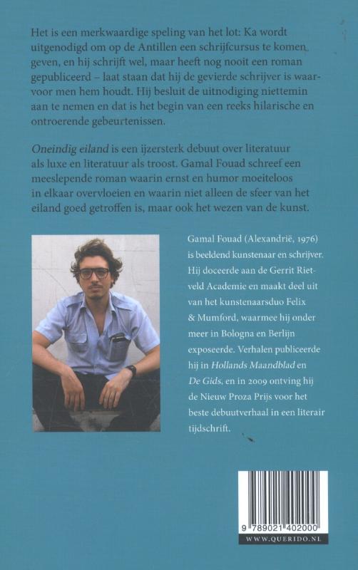Achterkant van Oneindig eiland