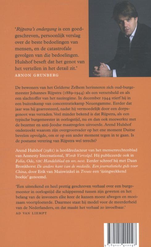Achterkant van Rijpstra's ondergang