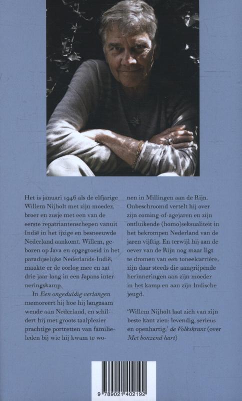 Achterkant van Een ongeduldig verlangen