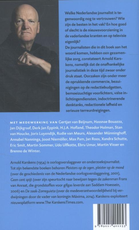 Achterkant van Journalist te koop