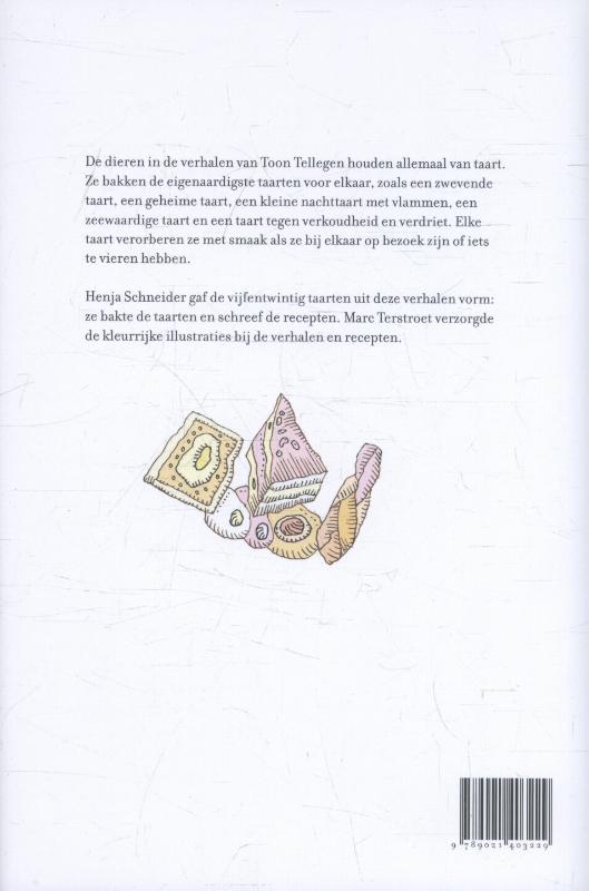 Achterkant van Het grote taartenboek