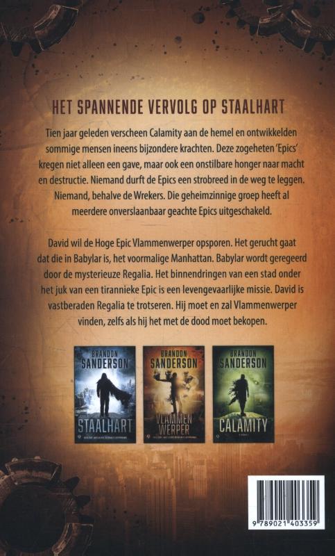 Achterkant van Vlammenwerper