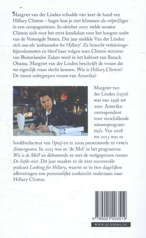 Achterkant van Team Hillary