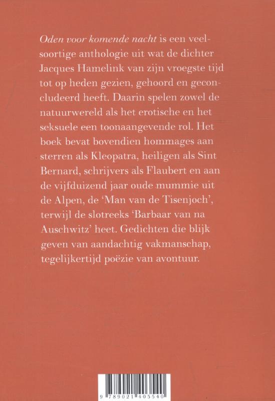 Achterkant van Oden voor komende nacht