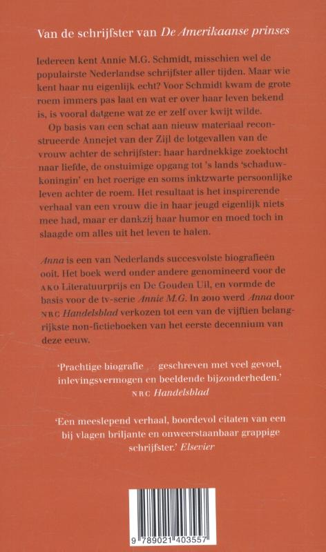 Achterkant van Anna