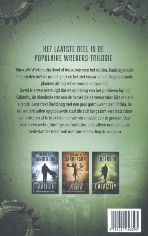 Achterkant van Calamity