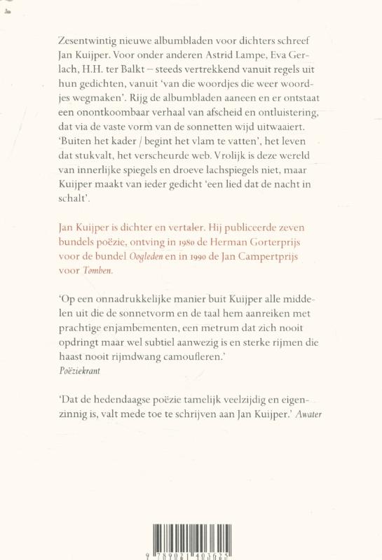 Achterkant van Aanmatigingen